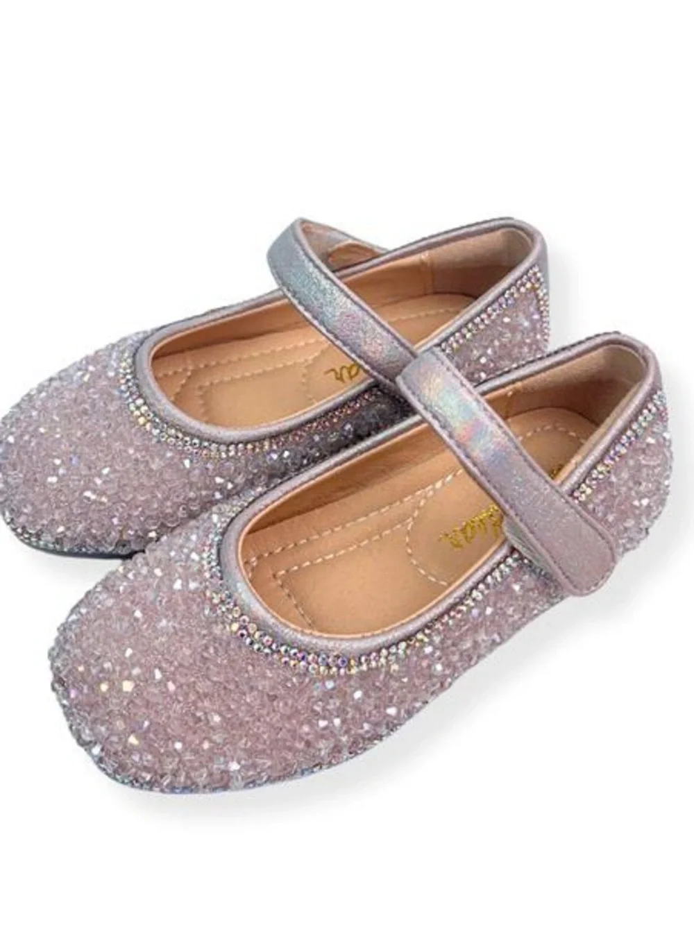 Bead Stone Flat Shoes Doe A Dear - Pink